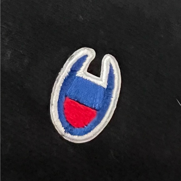 Champion Reverse Weave Men’s Large Black White Hoodie - Picture 5 of 11